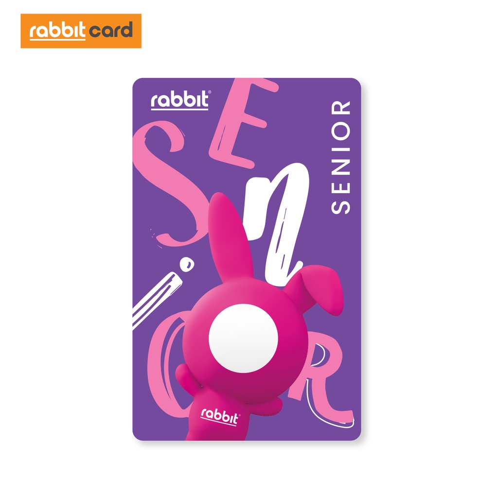 ภาพหน้าปกสินค้าRabbit Card บัตรแรบบิทพิเศษสำหรับผู้สูงอายุ 2022