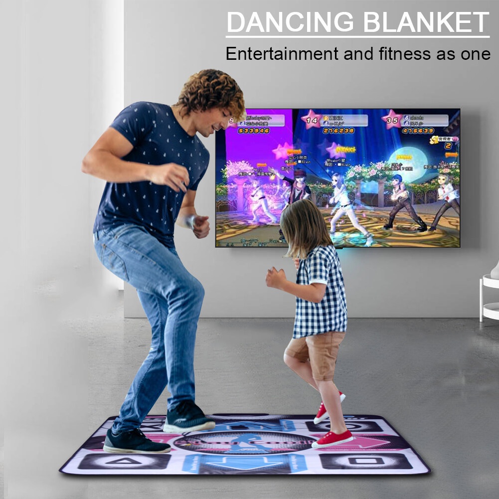 แผ่นเกมเต้น-พรมเต้นรำ-เกมเต้น-dancing-blanket-dance-mat-แชมป์เต้นเดี่ยว-โยคะวิ่งและฟิตเนส-แออกกำลังกาย-แผ่นเต้น