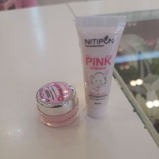 สินค้า นิติพล Pink Cream &​ Lip