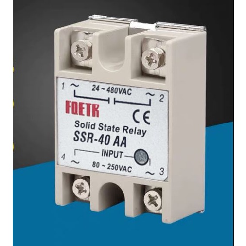 SSR-40AA 40A AC Solid State Relay Input 80-250V TO 24-380VAC AC ...