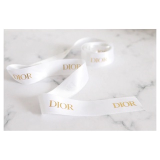 ภาพขนาดย่อของภาพหน้าปกสินค้าริบบิ้นดิออร์แท้ Dior Ribbon ขาวทอง กว้าง 2 ซม ไม่รวมถุง จากร้าน hisocandy บน Shopee