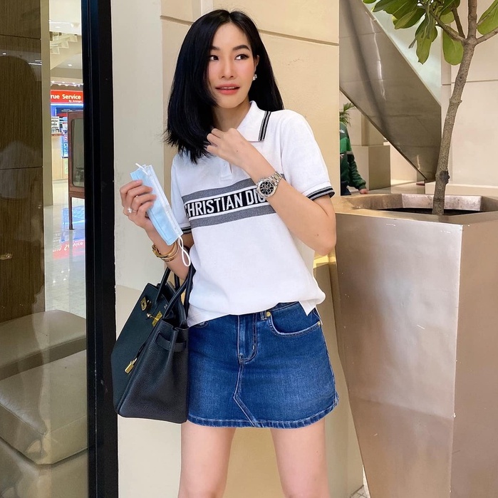 ภาพหน้าปกสินค้าMOTTOM - SKORT SHORT SKIRT JEANS สก๊อต กระโปรงยีนส์ขาสั้นผู้หญิง สียีนส์ จากร้าน mottomdenimstylee บน Shopee