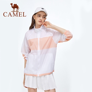 Camel เสื้อแจ็กเก็ต แขนยาว ป้องกันรังสียูวี สําหรับผู้หญิง