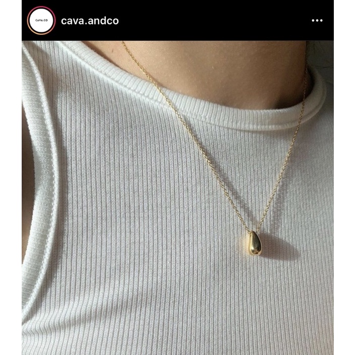 canva-andco-drop-necklace-18k-gold-plated-สร้อยทองจี้หยดน้ำ