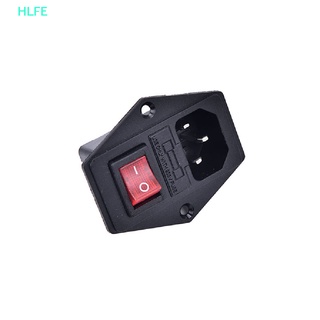 Hl 3Pin iec320 c14 โมดูลปลั๊กฟิวส์ปลั๊กไฟ 10A 250V FE