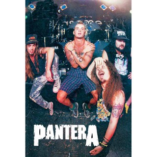 โปสเตอร์ Pantera แพนเทอรา วง ดนตรี รูป ภาพ ติดผนัง สวยๆ poster 34.5 x 23.5 นิ้ว (88 x 60 ซม.โดยประมาณ)