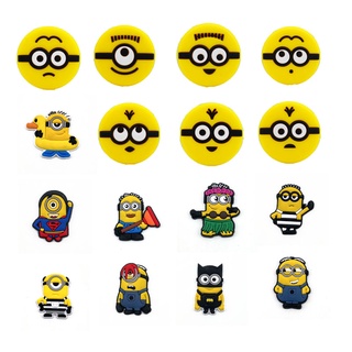 เข็มกลัด ลายการ์ตูน Spiderman Minions Series croc jbt Charm Batman Jibbits สําหรับตกแต่งรองเท้า Crocs