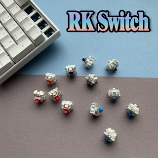 ภาพหน้าปกสินค้าRk Switch สวิตช์ สีแดง น้ําเงิน น้ําตาล 3 pins สําหรับคีย์บอร์ด Mechanical ที่เกี่ยวข้อง