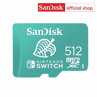 ภาพหน้าปกสินค้าSanDisk microSDXC for the Nintendo Switch 512GB (SDSQXAO-512G-GNCZN) ซึ่งคุณอาจชอบราคาและรีวิวของสินค้านี้