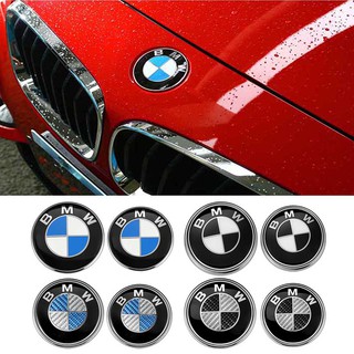 82 มม. สติ๊กเกอร์โลหะสําหรับติดด้านหน้าด้านหลังรถยนต์ bmw 318 i 318 is 318 ti 323 is 328 is 325 i