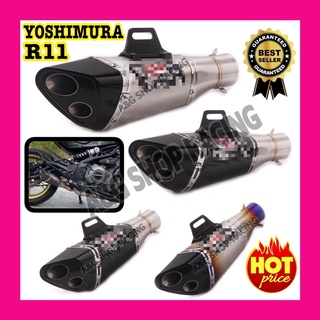 ปลายท่อYoshimura R11ทรงชอตตี้ ท่อแต่ง ท่อ ปลายท่อ(คอ2นิ้ว)