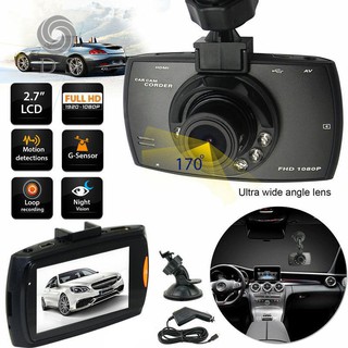 กล้องติดรถยนต์ HD 2.2 นิ้ว 1080 P Night Vision Dash Cam