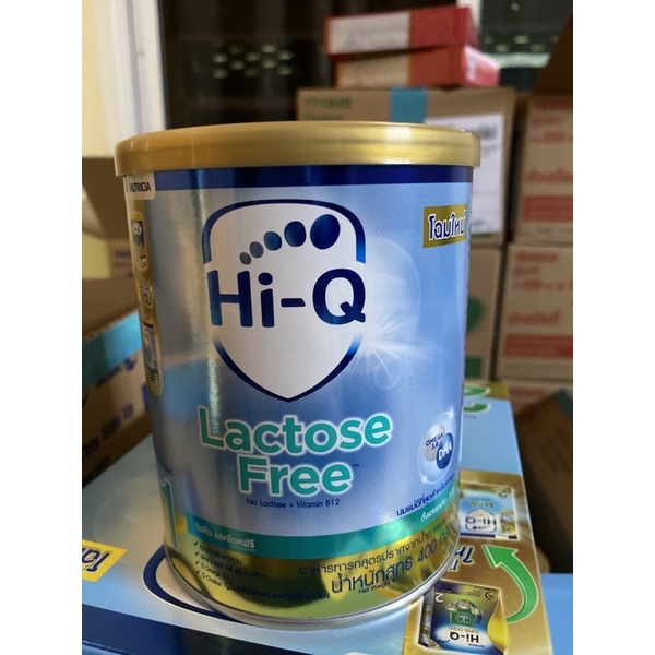 ภาพหน้าปกสินค้าHi-Q Lactose Free ไฮคิว แลคโตสฟรี สูตร 1 ขนาด 400 กรัม