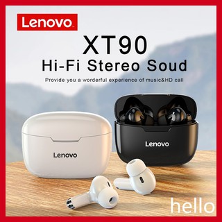 ภาพหน้าปกสินค้า2Color Lenovo XT90 หูฟัง TWS Wireless หูฟังบลูทูธ Bluetooth 5.0 Touch Control IPX5 Waterproof Headset With 300mAh Charging Box ที่เกี่ยวข้อง