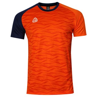 EGO SPORT EG1017 เสื้อฟุตบอลคอกลมแขนสั้น สีส้มแสด