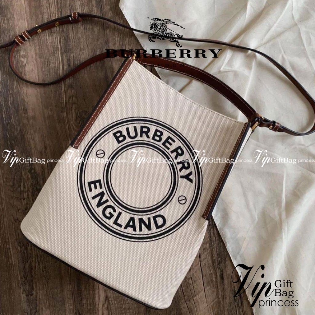 BURBERRY FRAGRANCES CROSSBODY BUCKET BAG / Burberry bucket bag Shopee