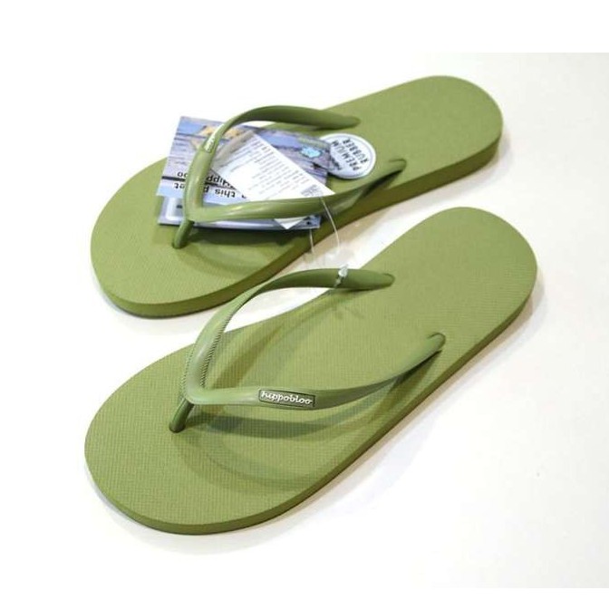 ภาพหน้าปกสินค้าเขียว สายเล็ก รองเท้าแตะฮิปโป Green smallHippo Bloo shoe No. 36-37-38-39-40