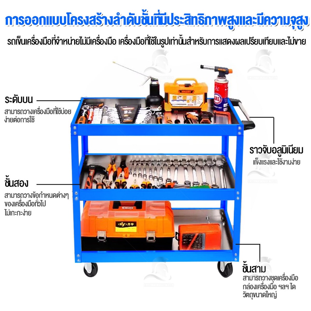 ชั้นวางเครื่องมือช่าง-3-ชั้น-ตู้รถเข็น-ชั้นวางเครื่องมือ-รถเข็นเครื่องมือ-ตู้รถเข็น-กล่องเครืองมือ-เหล็กหนา-สต๊อกในไท