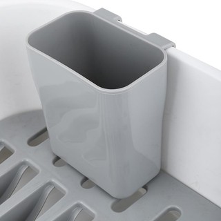 ชั้นคว่ำจานพลาสติกมีที่ระบายน้ำ1ชั้น 28x42.5x16 ซม.DISH DRAINER PLASTIC 28X42.5X16