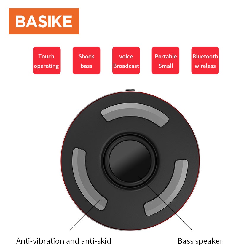 basike-ลำโพงบลูทูธ-speaker-ลำโพงบลูทูธแบบพกพาคุณภาพเสียงระดับ-hd-ลำโพง-ลำโพงบลูทูธไร้สาย