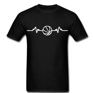 BASKETBALLER HEART BEAT PULSE T-SHIRT Funny Birthday Gift Mens Print T Shirt 100 Cotton JHQD