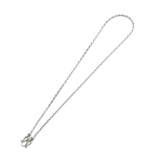 สร้อยคอเงินถักลายเมล็ดข้าว ลายโซ่เรือ เงินแท้ 925 : DSP 925 Sterling Silver Chain Necklace [NSP0039]