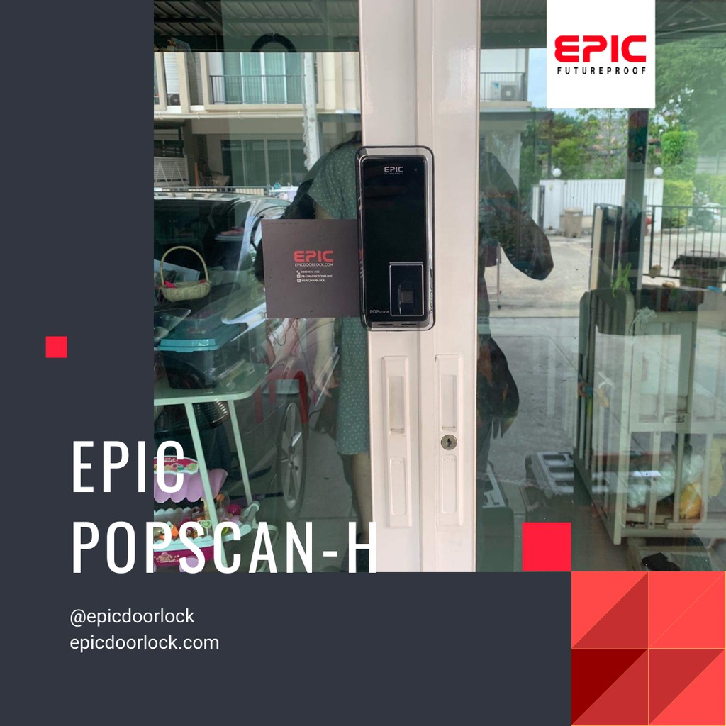 epic-door-lock-รุ่น-popscan-h-กลอนดิจิตอล-พร้อมบริการติดตั้งฟรี-ในเขตกทม