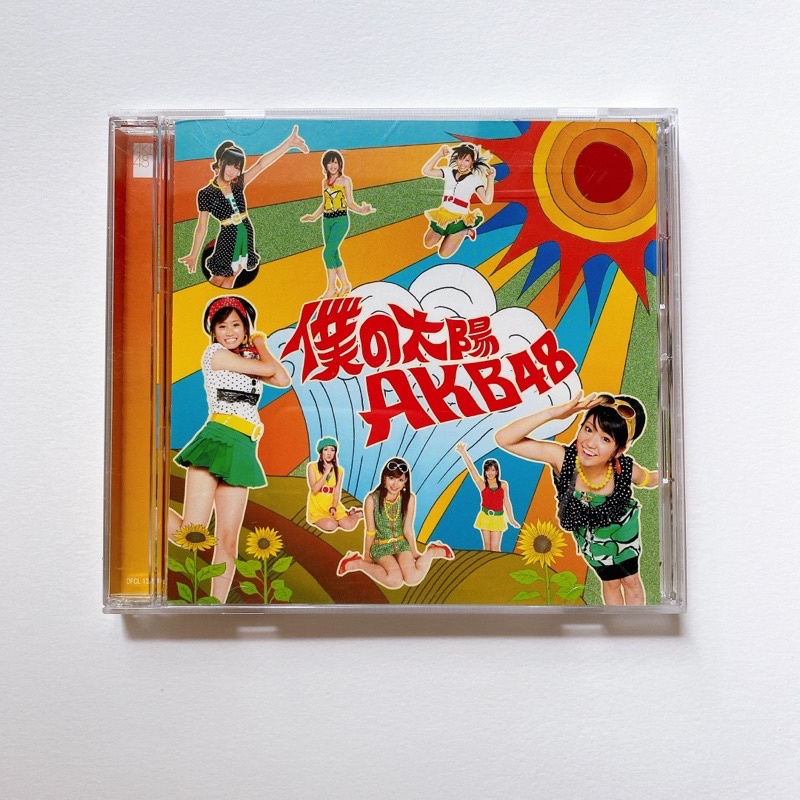 akb48-cd-only-5th-single-boku-no-taiyou-rare-tem-แผ่นแกะแล้ว-มีโอบิ-มีรอยยับที่โอบิตามรูปค่ะ