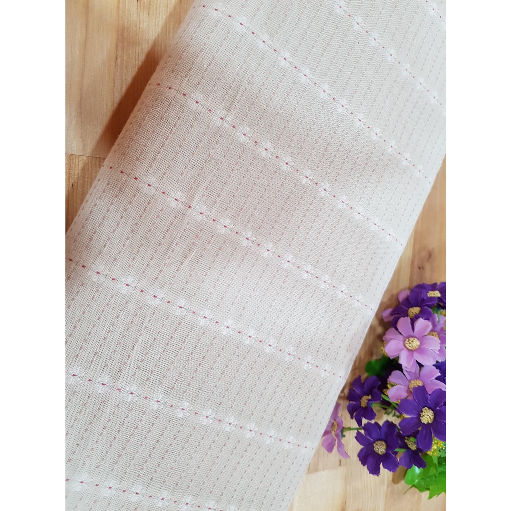 ผ้าทอญี่ปุ่น-ผ้าเมตร-japanese-yarn-dye-cotton-100-small-squares-design