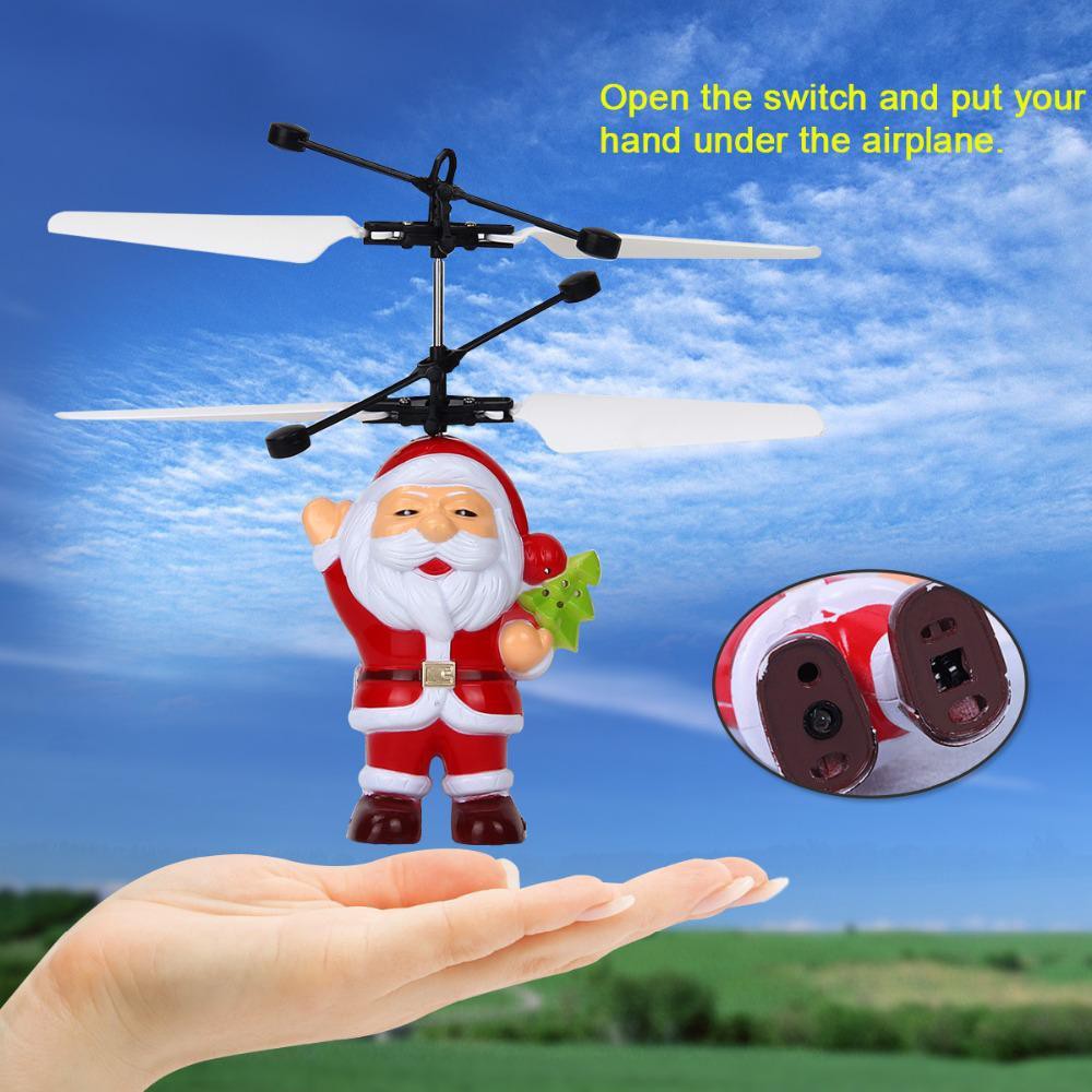 flying-santa-ของเล่นตุ๊กตา-นางฟ้า-บินได้-บังคับได้ด้วยฝ่ามือ-พร้อมไฟกระพริบ-no-8611
