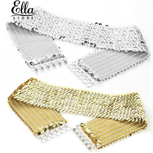 ellastore-womens-cool-punk-sparkling-sequins-elastic-stretch-wide-waistband-waist-belt