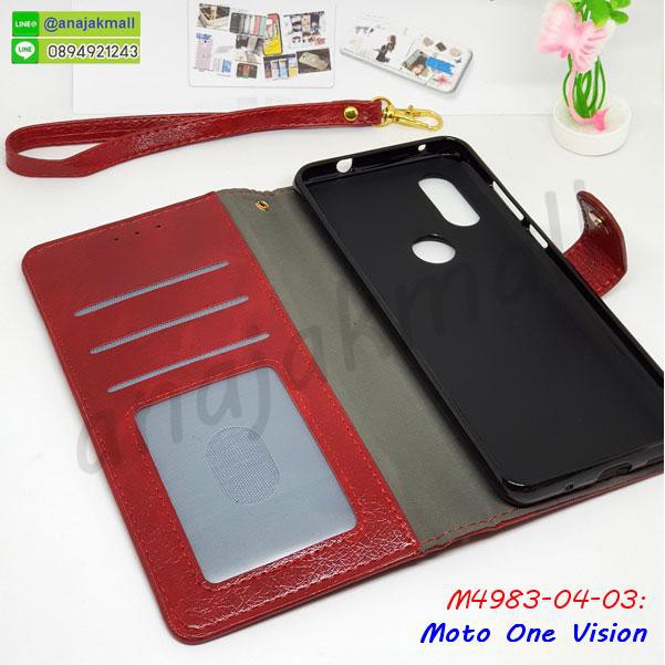 moto-one-vision-เคสกระเป๋าฝาพับ-คล้องมือได้-พร้อมส่งในไทย