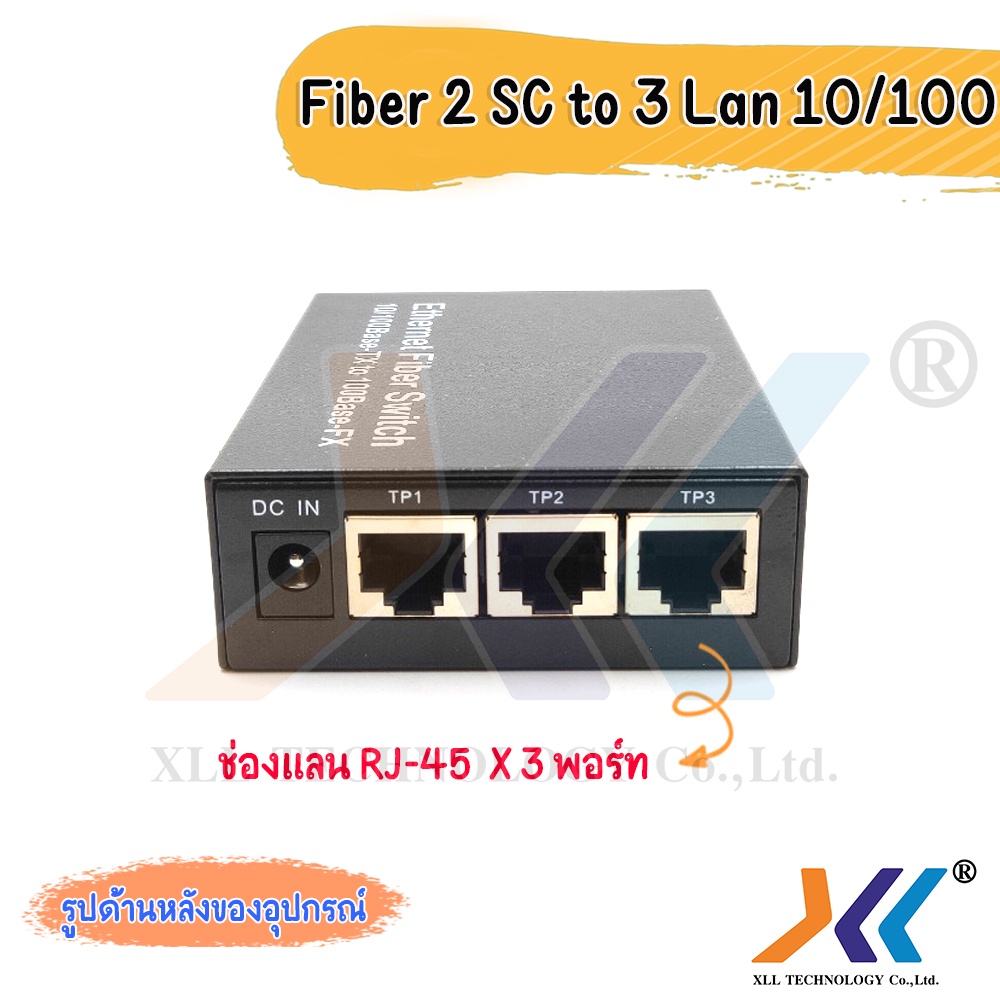 fiber-2-sc-to-3-lan-10-100รหัสmd024