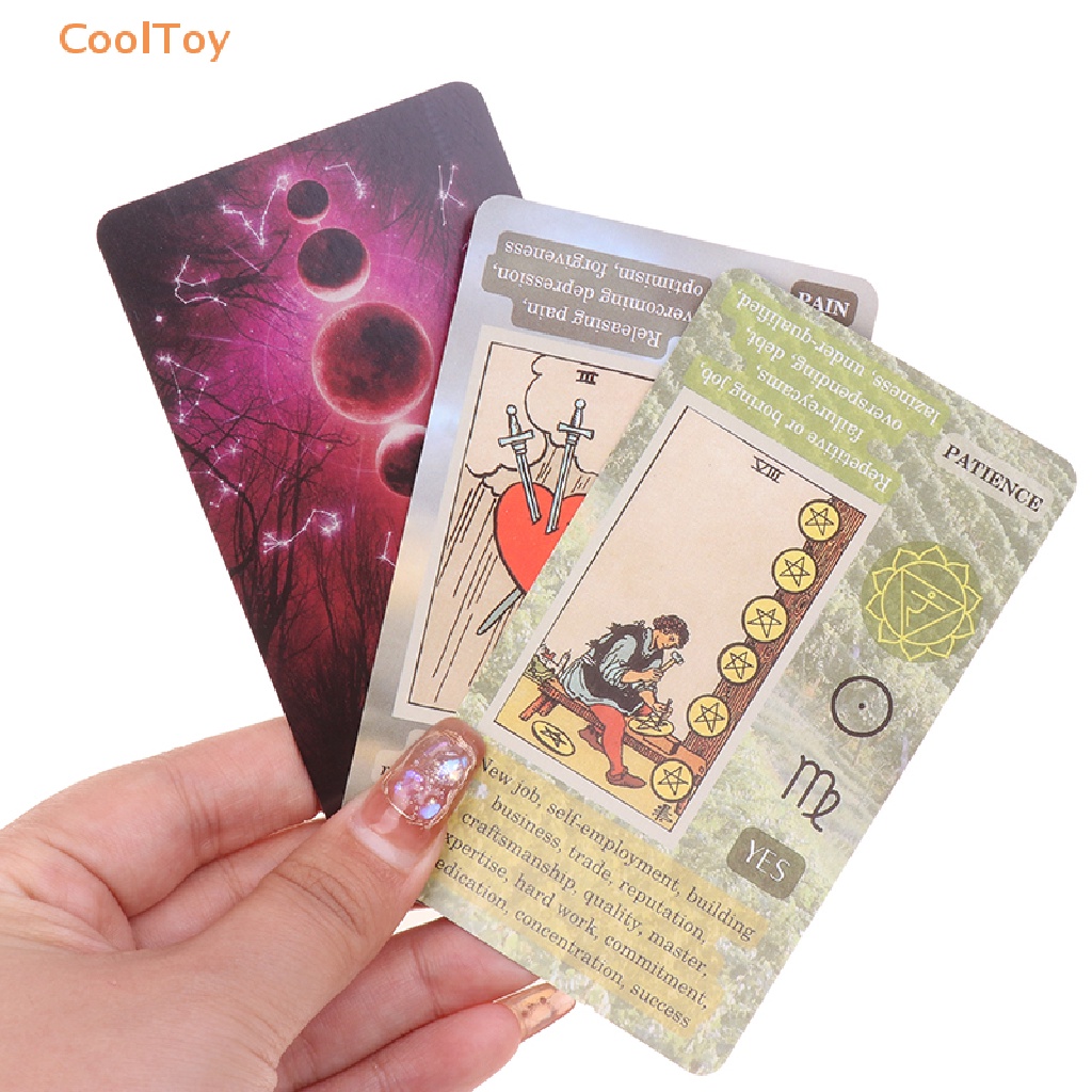 cooltoy-ใหม่-ไพ่ทาโรต์เกมกระดาน-ภาษาอังกฤษ-พร้อมคู่มือ-pdf-ขายดี