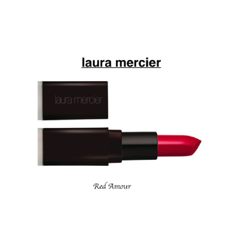 beauty-siam-แท้ทั้งร้าน-ลิปสติกลอร่าสีแดงสุดคลาสสิค-laura-mercier-lip-colour-red-amour