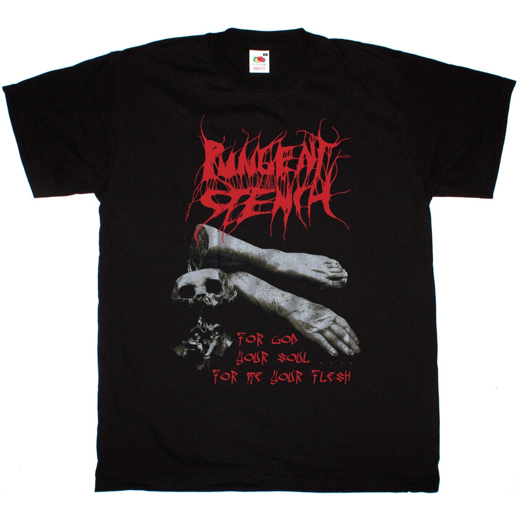 เสื้อยืดโอเวอร์ไซส์ใหม่-เสื้อยืด-ลาย-pungent-stench-for-god-your-soul-for-me-your-flesh-death-metal-สีดํา-2022-diys-4xl