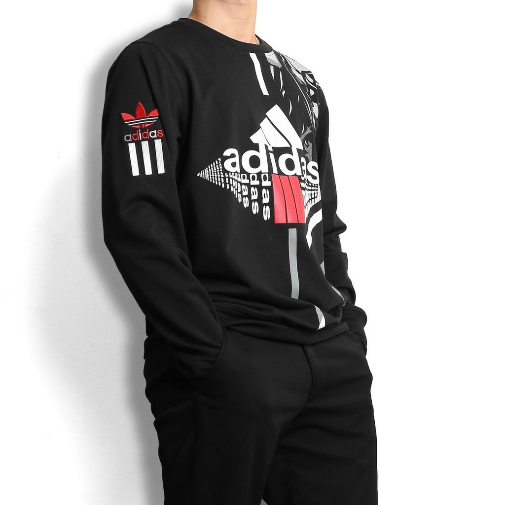 สินค้ามาใหม่-พร้อมส่ง-เสื้อสเวตเตอร์-งานป้าย-แบรนด์-adidas-ขนาดตามภาพ