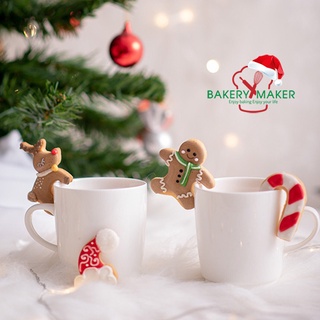 X’mas Cookies Cutter Hang On Cup เซ็ทพิมพ์กดคุ้กกี้ แขวนแก้ว 4 แบบ