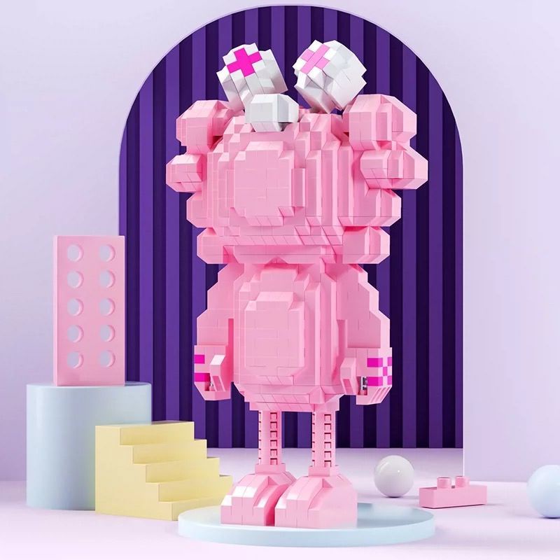 kaws-sesame-street-building-blocks-ของเล่นเด็กเพื่อการศึกษาเชิงสร้างสรรค์เพื่อการศึกษา