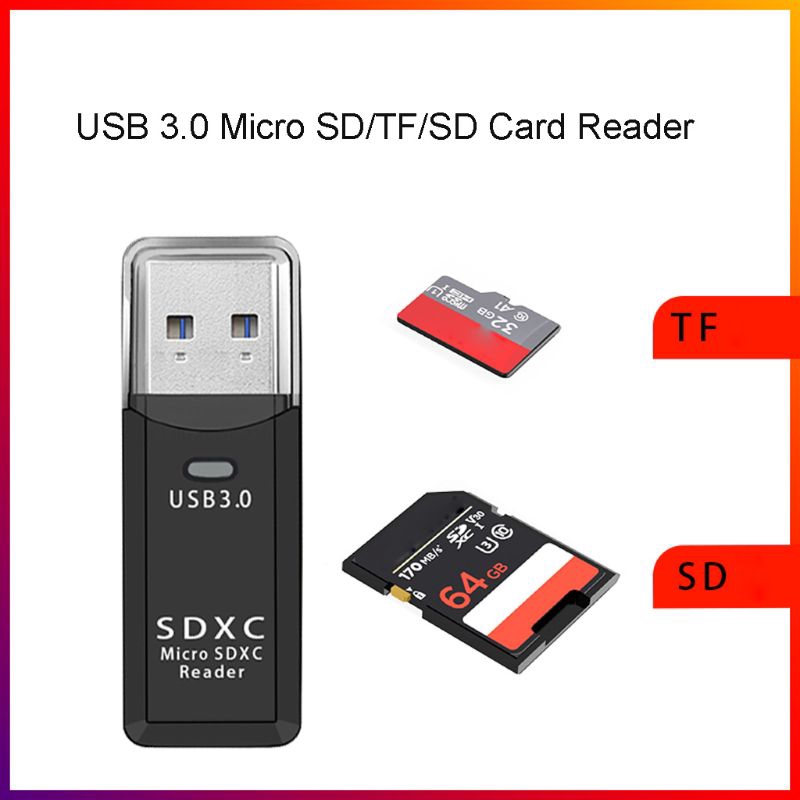 อะแดปเตอร์-usb-3-0-high-speed-adapter-micro-sd-tf-sd-memory-card-reader-สำหรับ-pc-laptop