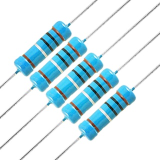 R Resistor ตัวต้านทาน 1% 1W 5 ชิ้น (1.1k - 10k)