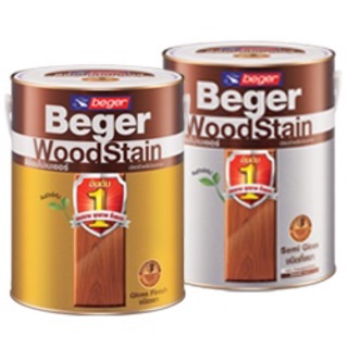 Beger WoodStain สีย้อมไม้เบเยอร์ สีย้อมไม้เบเยอร์ วูดสเตน ขนาด 1 กล.