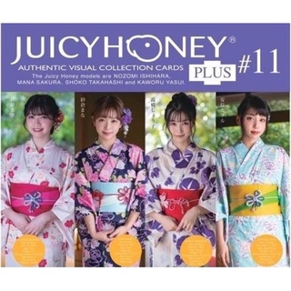Juicy Honey Collection Card PLUS #11 [Nozomi Ishihara,Shoko Takahashi,Kaworu Yasui Base Card/SP Card]