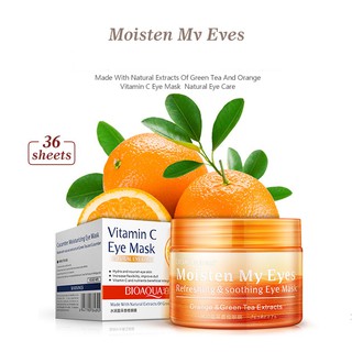 💥พร้อมส่ง💥มาร์คหน้า แผ่นส้ม Boquan Yashui Runying Color Orange Eye Mask Patch