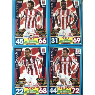 2017-2018 Topps Match Attax Stoke