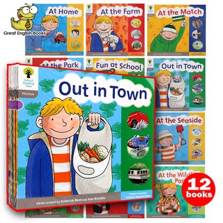 พร้อมส่ง Oxford Reading Tree: Level 1: Floppys Phonics: Sounds and Letters: Pack of 12 books