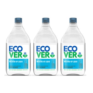 ECOVER น้ำยาล้างจาน อี โคฟเวอร์ วอชชิ่ง อัป ลิขวิด กลิ่นคาโมไมล์ และคลีเมนไทน์  ชุดละ 3 ขวด ขวดละ 950 มิลลิลิตร / ECOVER