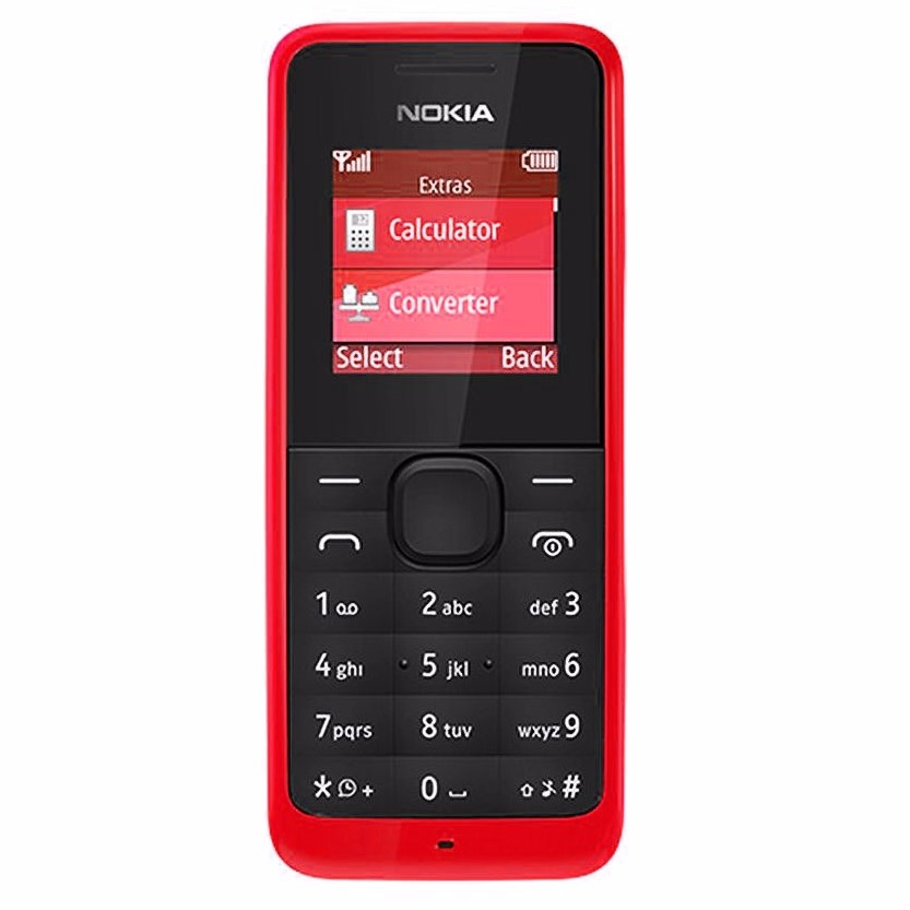 โทรศัพท์มือถือโนเกีย-ปุ่มกด-nokia-105-สีแดง-3g-4g-รุ่นใหม่2020