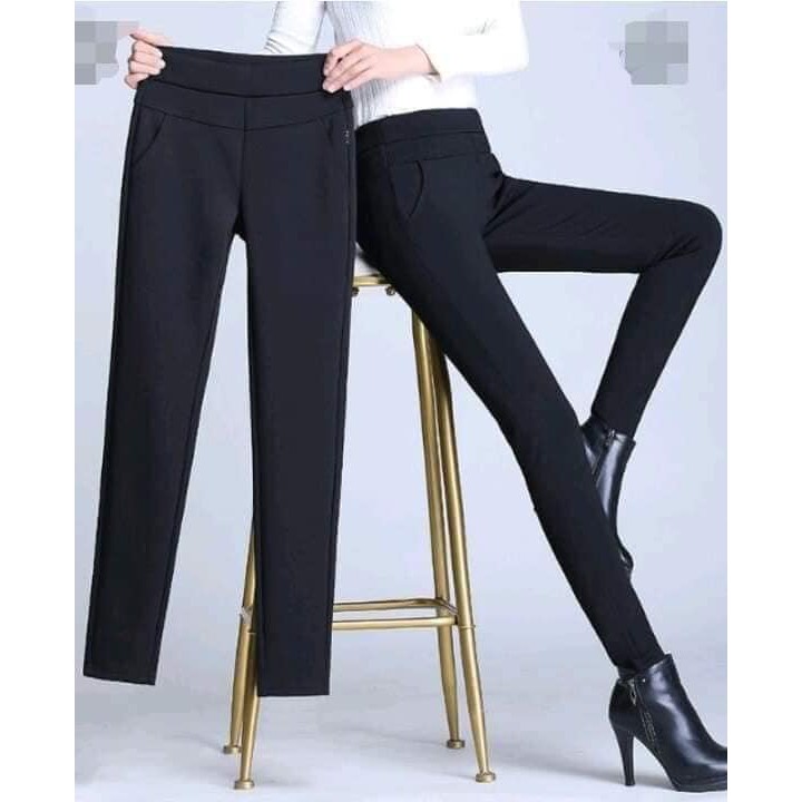 กางเกงใส่ทำงาน-ผ้าเกาหลี-กางเกงขายาวผญ-ผ้านิ่มเด้ง4xl