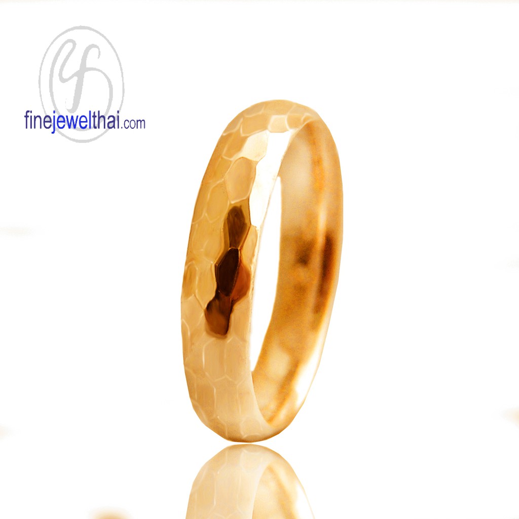 finejewelthai-แหวนเงินแท้-ชุบพิ้งค์โกลด์-แหวนเกลี้ยง-แหวนหมั้น-แหวนแต่งงาน-silver-ring-r109200h-pg